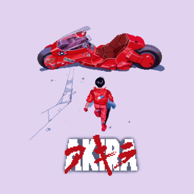 Pixel Akira Pin Official Akira Merch