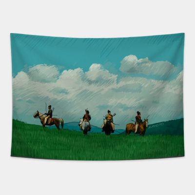 Akira Kurosawa Ran Illustration Tapestry Official Akira Merch