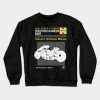 Shotaro Kaneda Bike Haynes Manual Akira Crewneck Sweatshirt Official Akira Merch