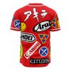 Akira Full Decals AOP Baseball Jersey BACK Mockup - Akira Merch