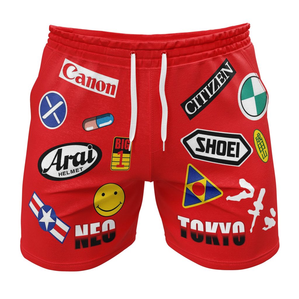 Gym Short front 16 - Akira Merch