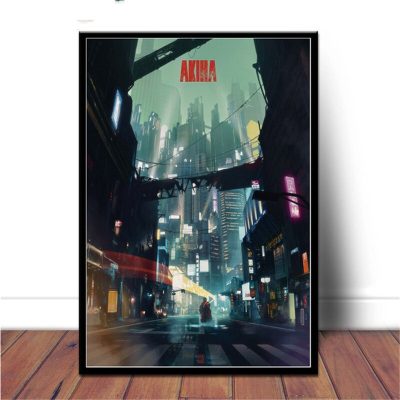 Japan Anime Akira Red Fighting Comic Movie Art Painting Canvas Poster and Prints Wall Art Pictures 11 - Akira Merch