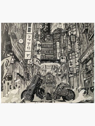 Monochrome Akira Tapestry Official Akira Merch