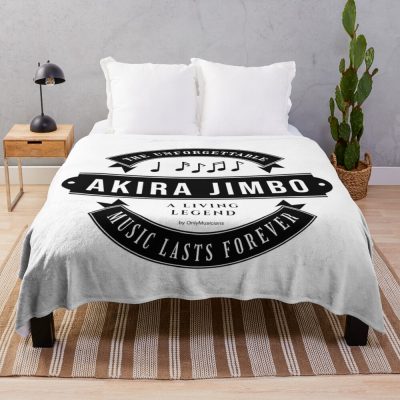 Akira Jimbo - The Unforgettable - A Living Legend Throw Blanket Official Akira Merch