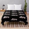 Retro Akira Name Label (Black) Throw Blanket Official Akira Merch