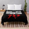 Akira Explosion With Logo Throw Blanket Official Akira Merch