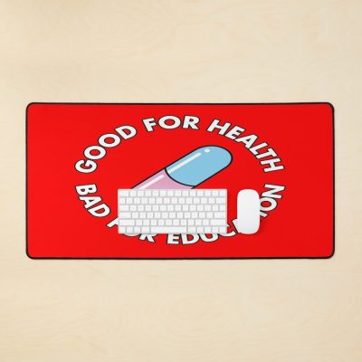 Akira Pill - Kaneda Jacket - Good For Health Bad For Education Mouse Pad Official Akira Merch