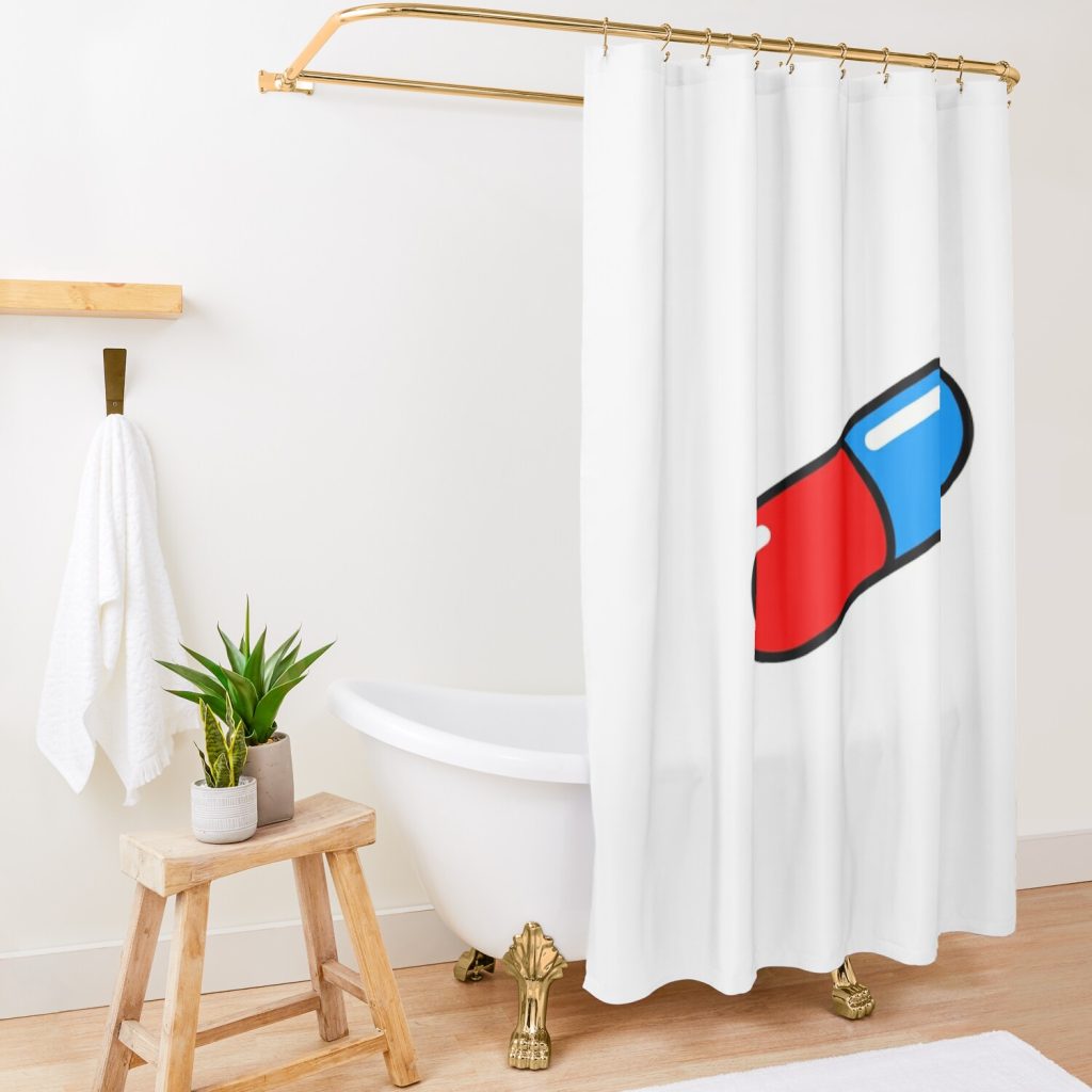 Akira Pill Shower Curtain Official Akira Merch