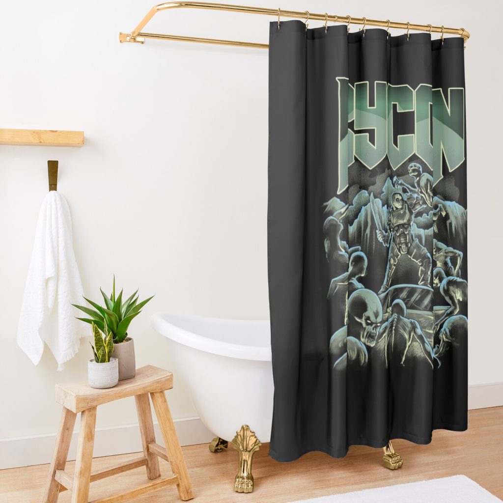 Akira - Metal Style Shower Curtain Official Akira Merch