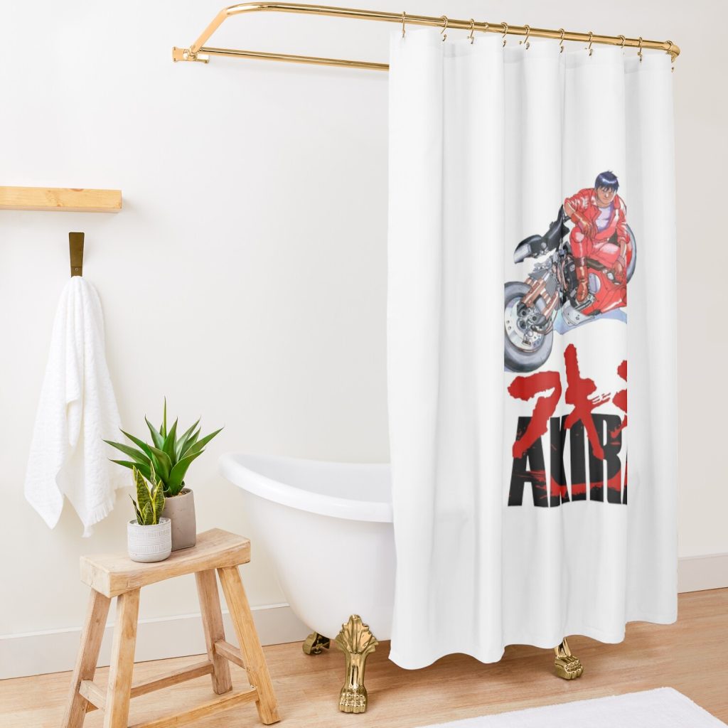 Akira Manga Vintage Shower Curtain Official Akira Merch