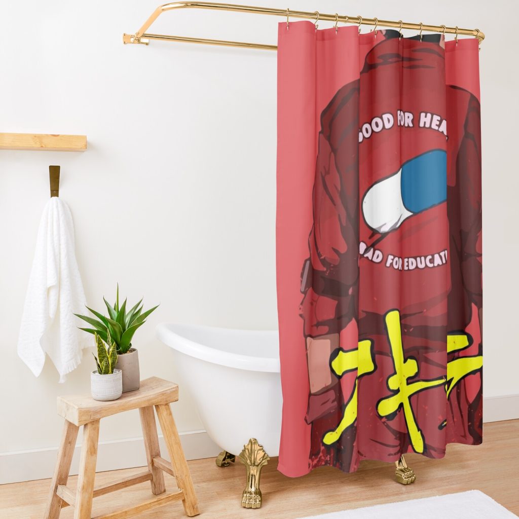 Akira Merch Shower Curtain Official Akira Merch