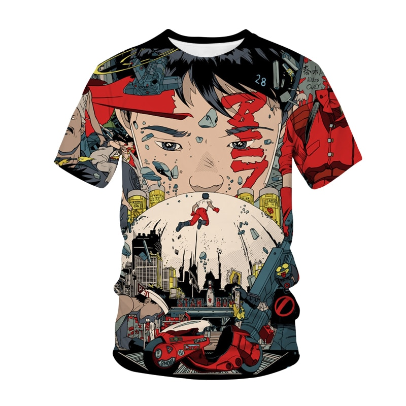 Anime Akira 3D Printed T-Shirt